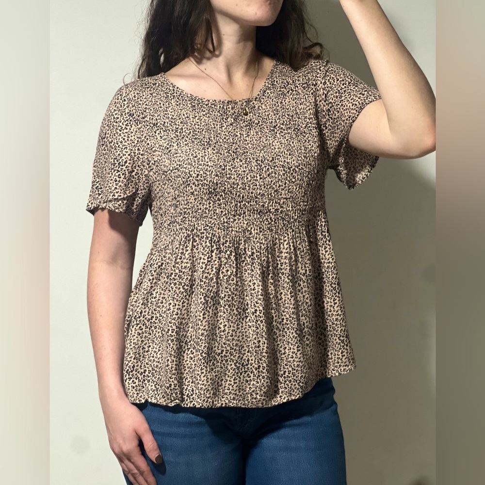 Leopard Trendy Comfy Flowy Top | Brand: Urban Romantics | Size: Medium